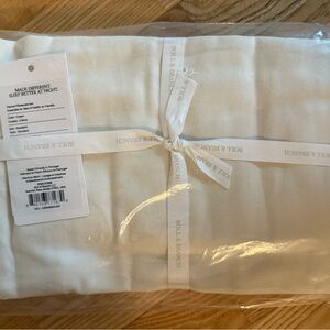 Boll & Branch Cream Flannel Pillowcase Set